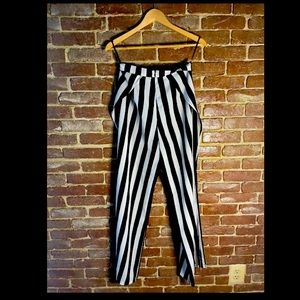 High slit pants. Material is light weight for hot weather.